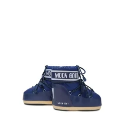 Heren Moon Boot Marine Logo Print Veterschoenen