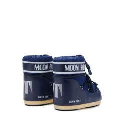 Heren Moon Boot Marine Logo Print Veterschoenen