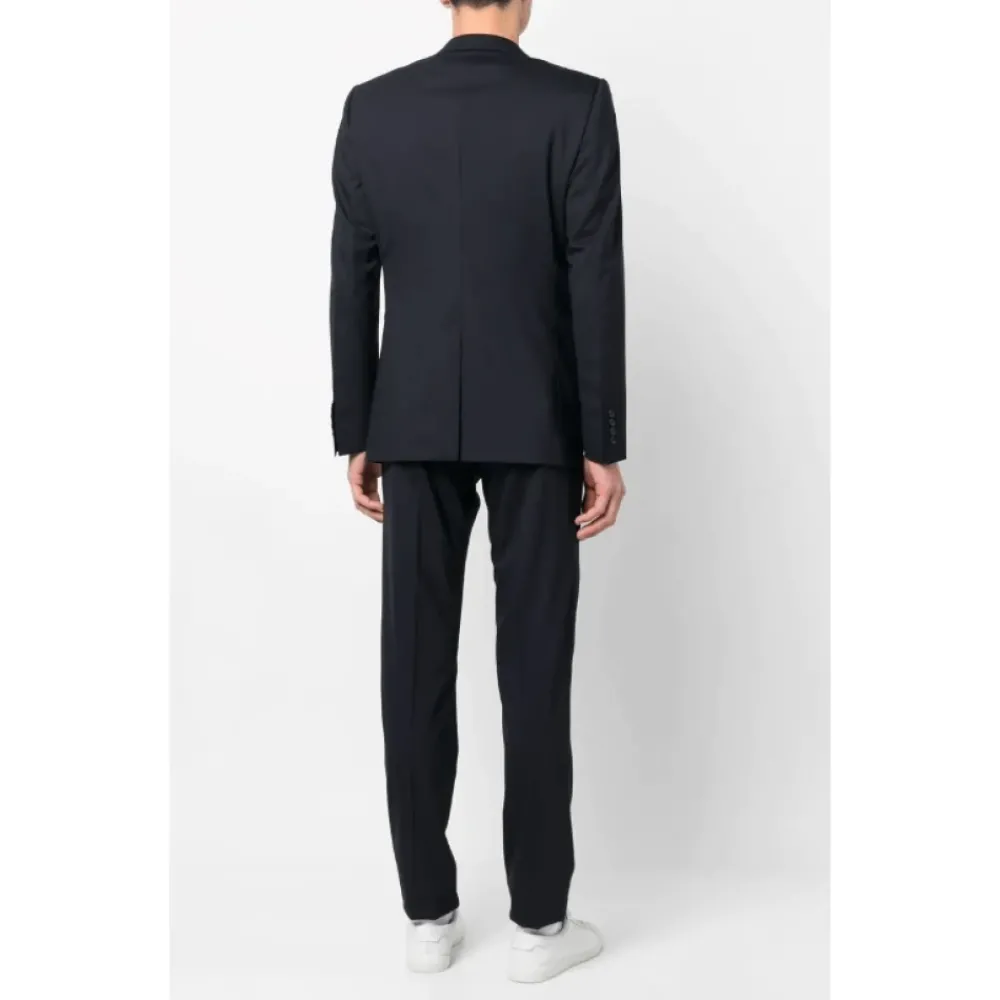 Heren Dolce & Gabbana Marine Slim Fit Wollen Pak