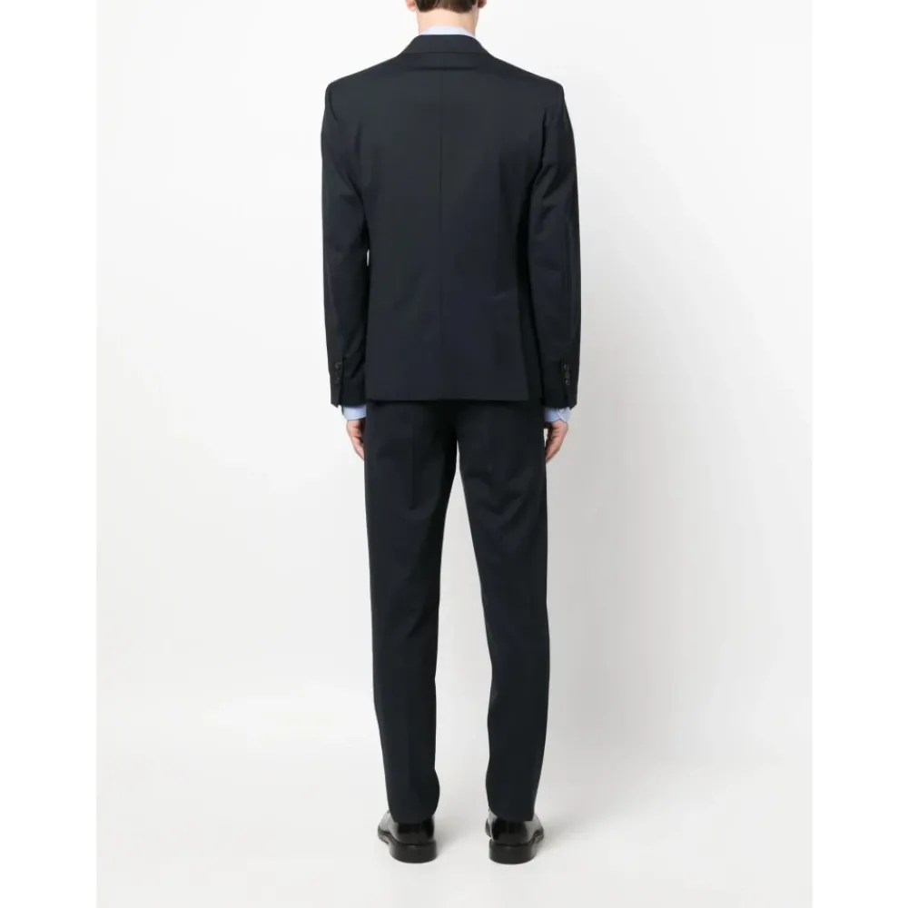 Heren Dsquared2 Marinee Jas en Broek Set