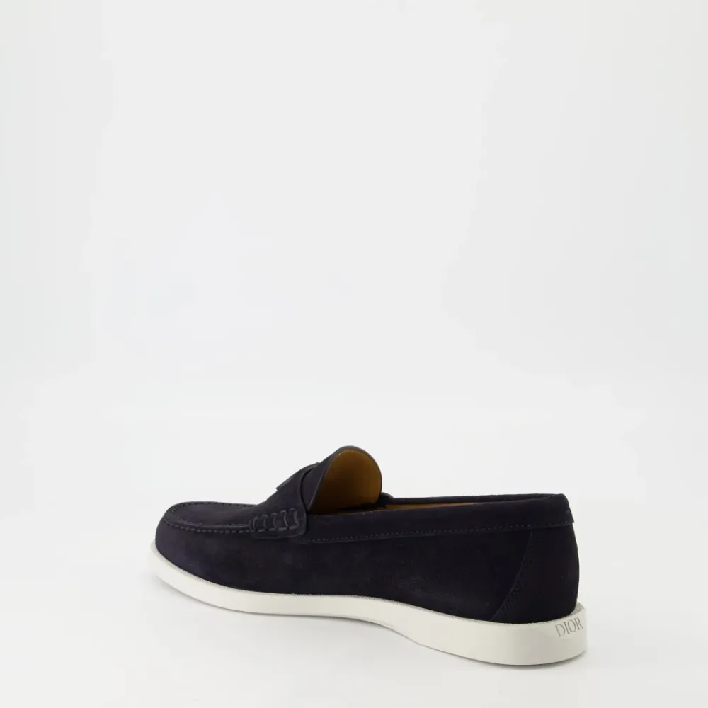 Heren Dior Marinee Suède Loafers