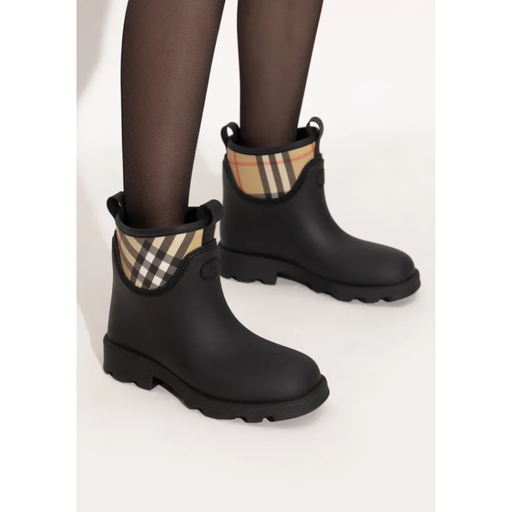 DAMES Burberry Laarzen^Marsh Stamp regenlaarzen