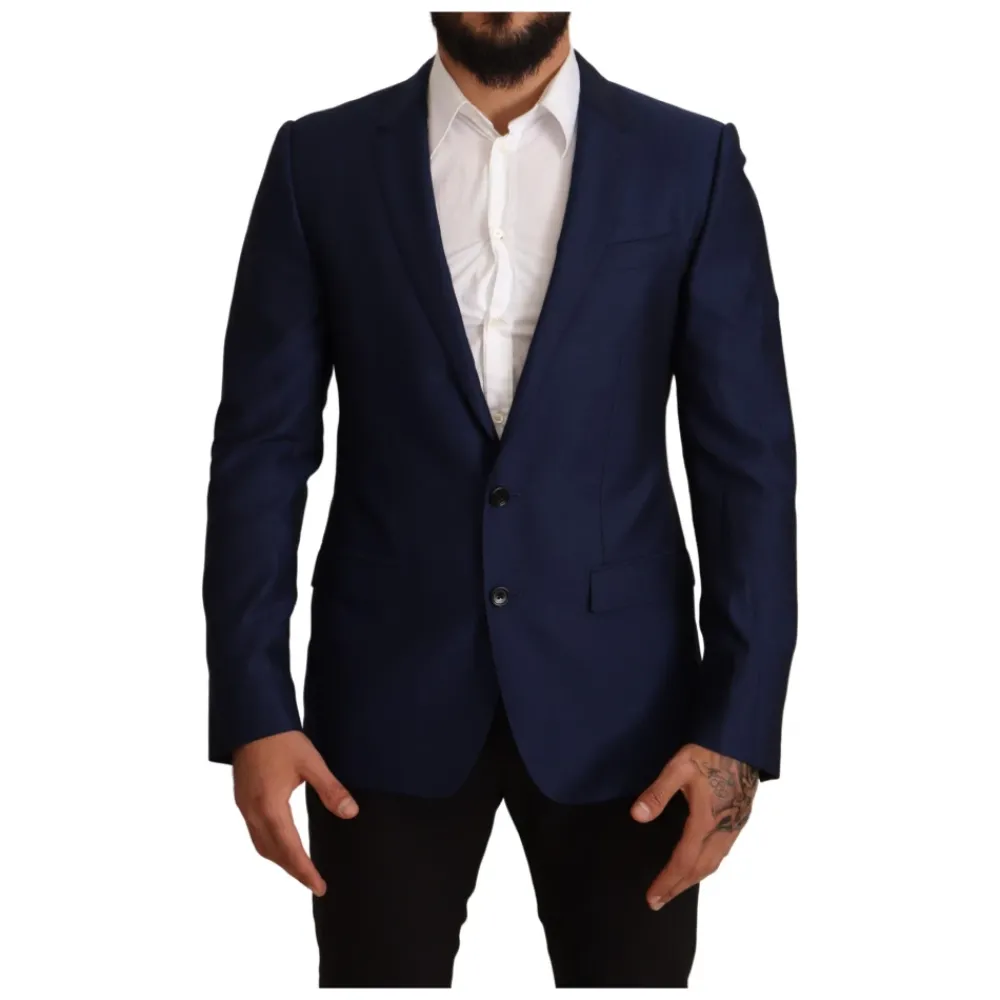 Heren Dolce & Gabbana MARTINI Slim Fit Jas Blazer