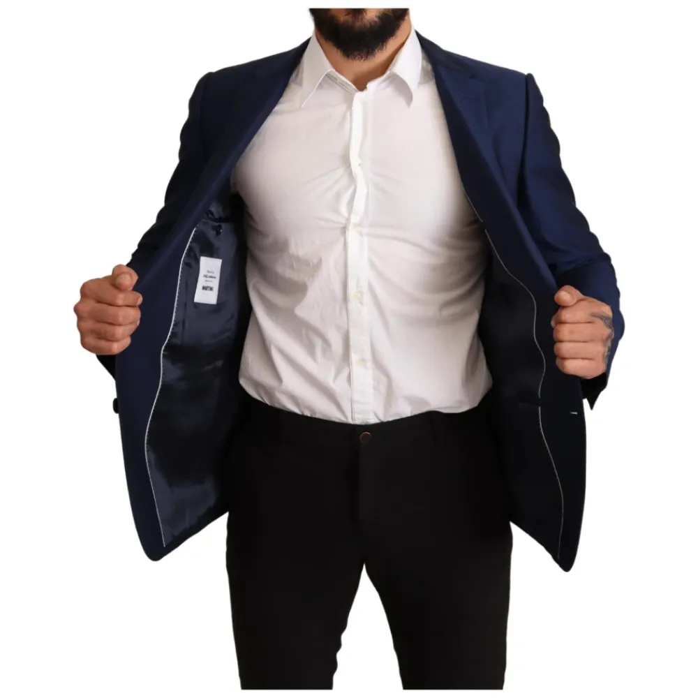 Heren Dolce & Gabbana MARTINI Slim Fit Jas Blazer