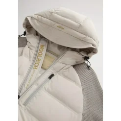 Heren Woolrich Matt Stretch Hybrid Jacket