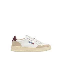 DAMES Autry Sneakers^Medalist Low Leren en Suède Sneakers