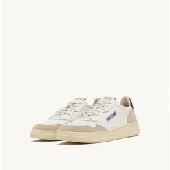 DAMES Autry Sneakers^Medalist Low Leren en Suède Sneakers