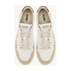 DAMES Autry Sneakers^Medalist Low Leren en Suède Sneakers