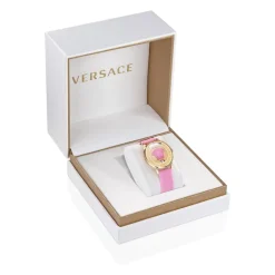 DAMES Versace MEDUSA ICON Leren Horloge Goud