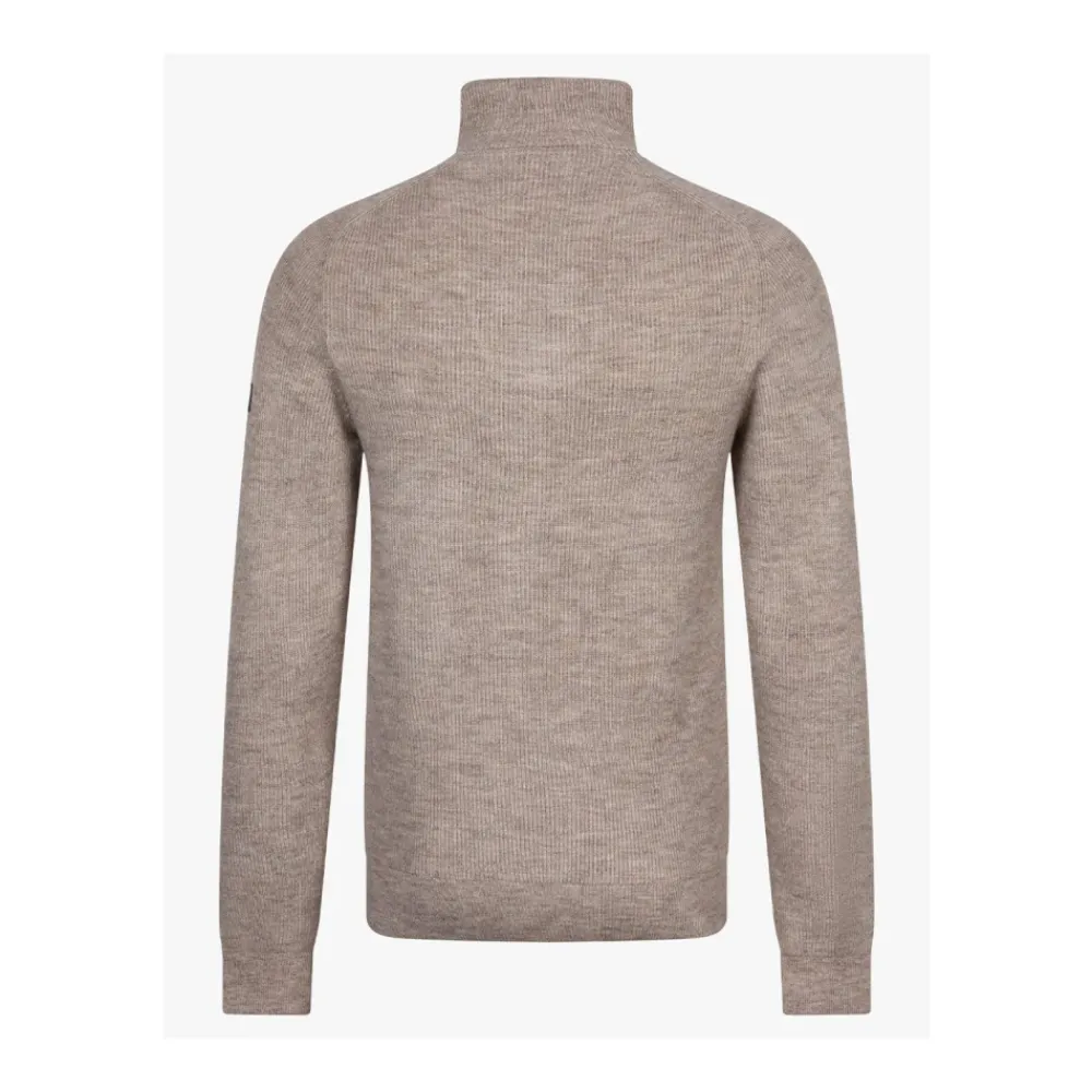 Heren Cavallaro Truien & Vesten^Melange Half Zip Pullover