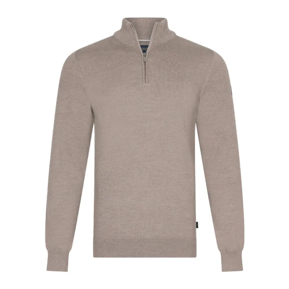 Heren Cavallaro Truien & Vesten^Merino Half Zip Pullover