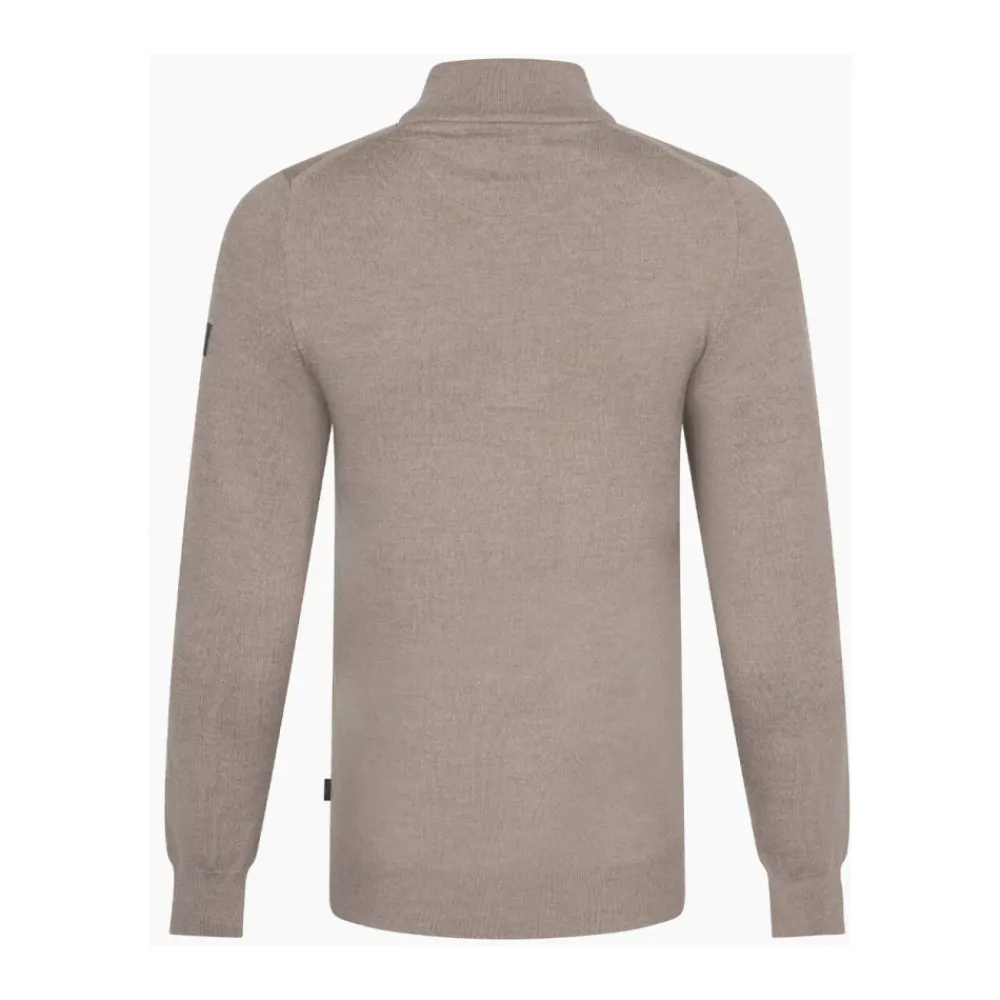 Heren Cavallaro Truien & Vesten^Merino Half Zip Pullover