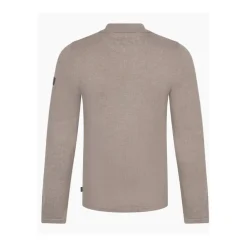 Heren Cavallaro Shirts^Merino Lange Mouw Zip Polo