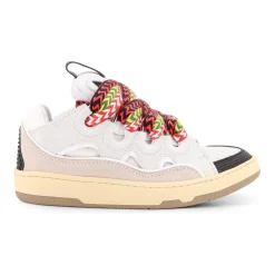 DAMES Lanvin Mesh Insert Leren Sneakers