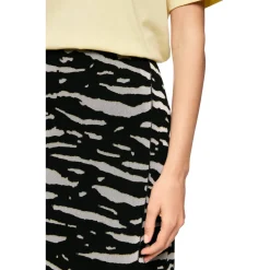 DAMES Marc Cain Rokken^Mesh Rok met Dierenprint