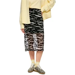 DAMES Marc Cain Rokken^Mesh Rok met Dierenprint
