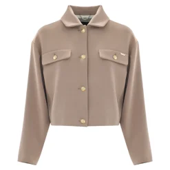 DAMES Kocca Jassen^Metal Button Cropped Jasje