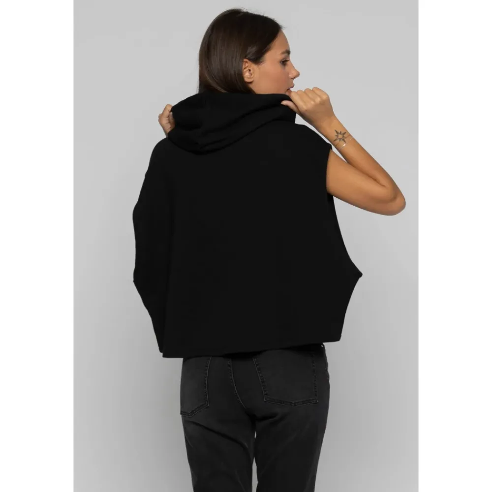 DAMES Kocca Hoodies & Sweatvesten^Metallic Detail Two-Tone Tassel Hoodie