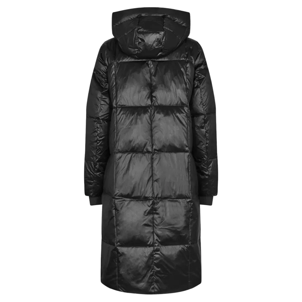 DAMES MOS MOSH Metallic Donsjack met Gewatteerd Ontwerp