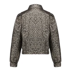Geisha Jassen^Metallic Leopard Bomberjack