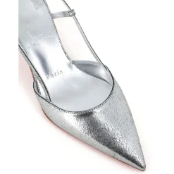DAMES Christian Louboutin Metallic Leren Pumps