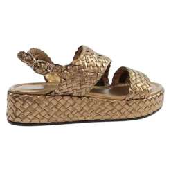 DAMES Pons Quintana Metallic Oassi Sandalen