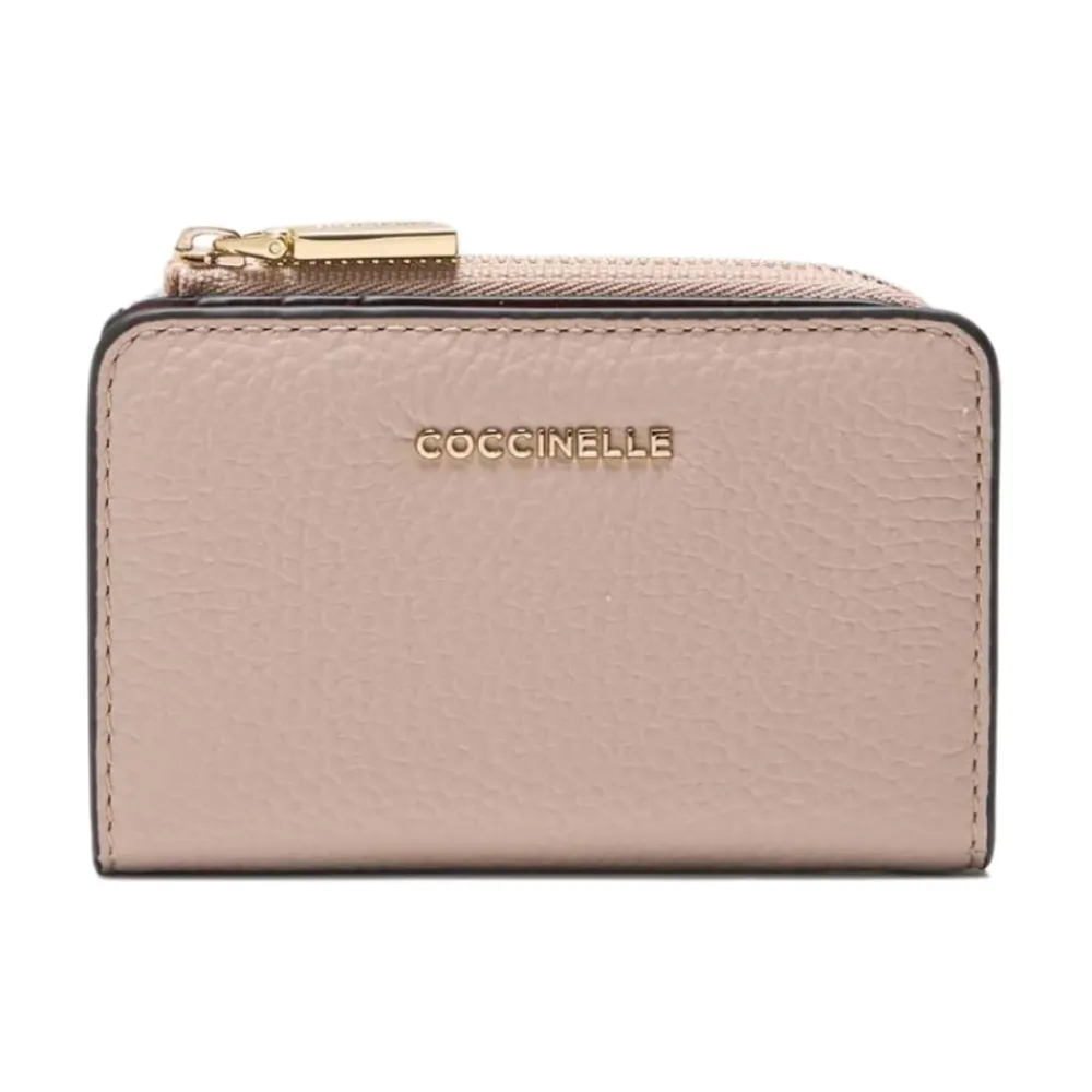 DAMES Coccinelle Metallic Tricolor Kleine Portemonnee