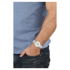 DAMES Versace Metallic Zilveren Horloge