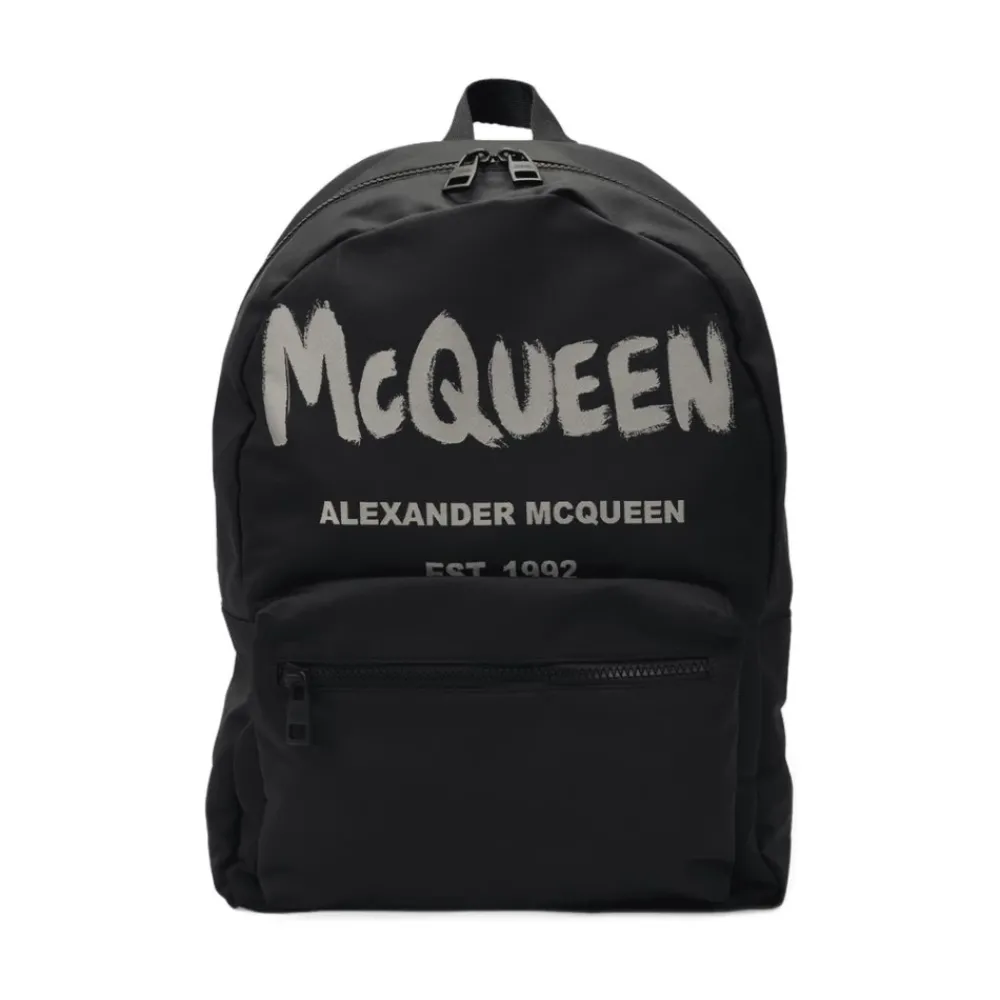 Heren Alexander McQueen Rugzakken^Metropolitan Backpack