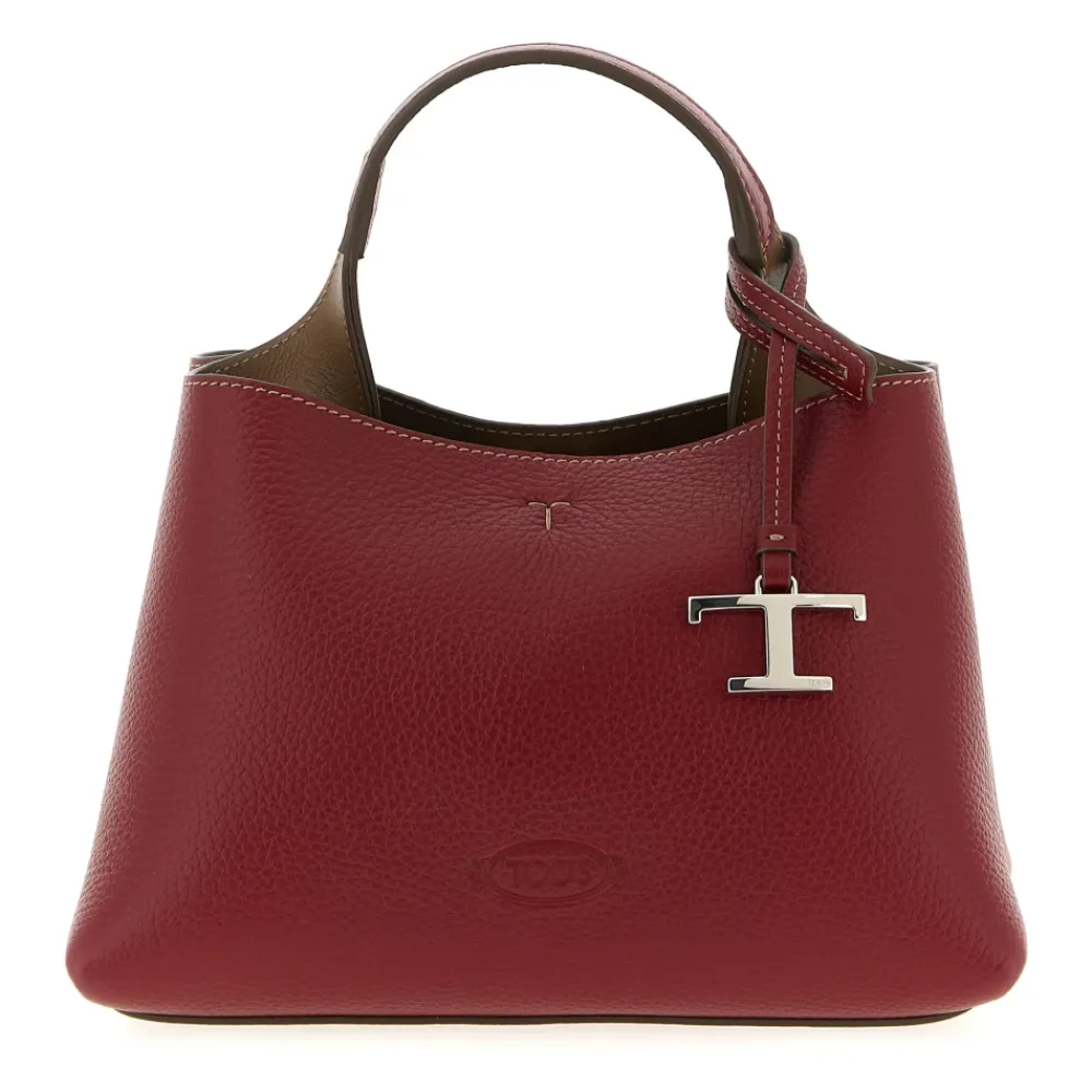 DAMES Tod's Shoppers^Micro Grainy Leather Handbag