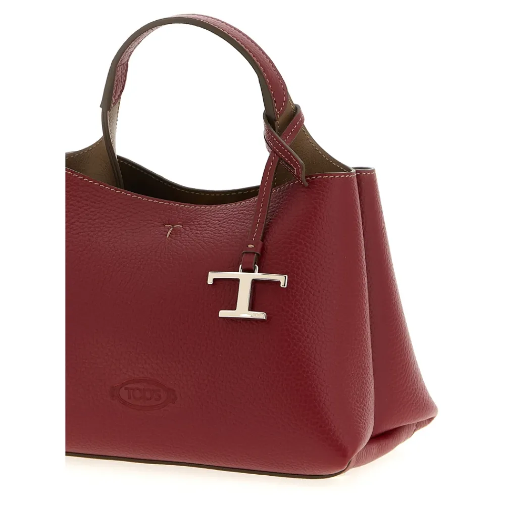 DAMES Tod's Shoppers^Micro Grainy Leather Handbag