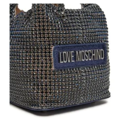 DAMES Love Moschino Middernachtblauwe Handtas met Strass