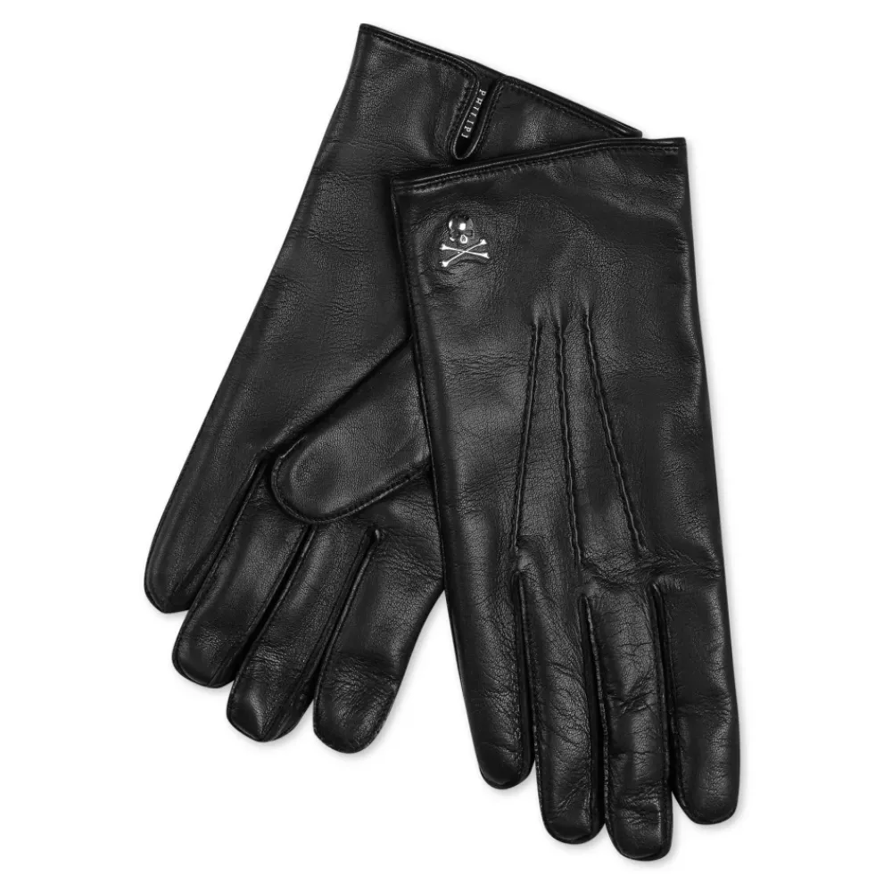 Heren Philipp Plein Handschoenen^Mid-Gloves Skull