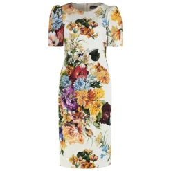 DAMES Dolce & Gabbana Midi-jurk met bloemenprint