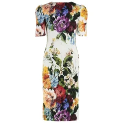 DAMES Dolce & Gabbana Midi-jurk met bloemenprint