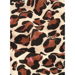 DAMES FABIENNE CHAPOT Jurken^Midi-jurk met luipaardprint