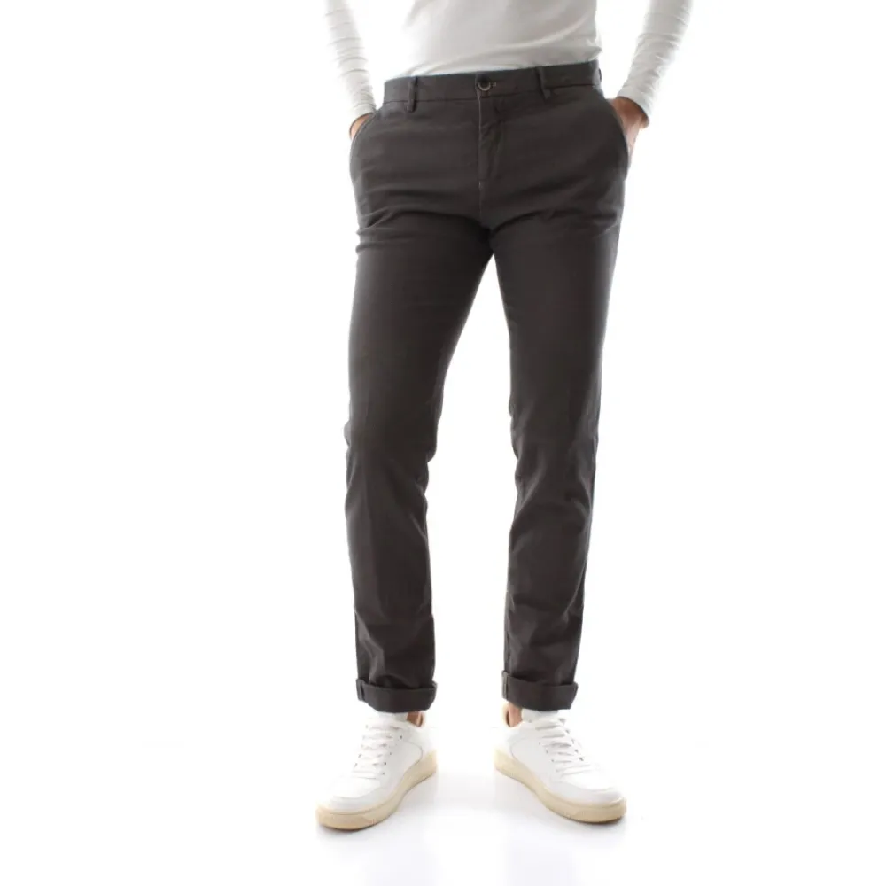 Heren Mason's Broeken^Milano Slim-fit Pantalon