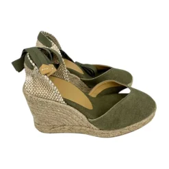 DAMES Castañer Sleehakken^Militaire Stijl Espadrilles