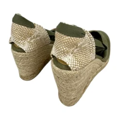 DAMES Castañer Sleehakken^Militaire Stijl Espadrilles