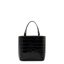 DAMES Elisabetta Franchi Heuptassen^Mini Leren Tote Bag met Logo Bedels