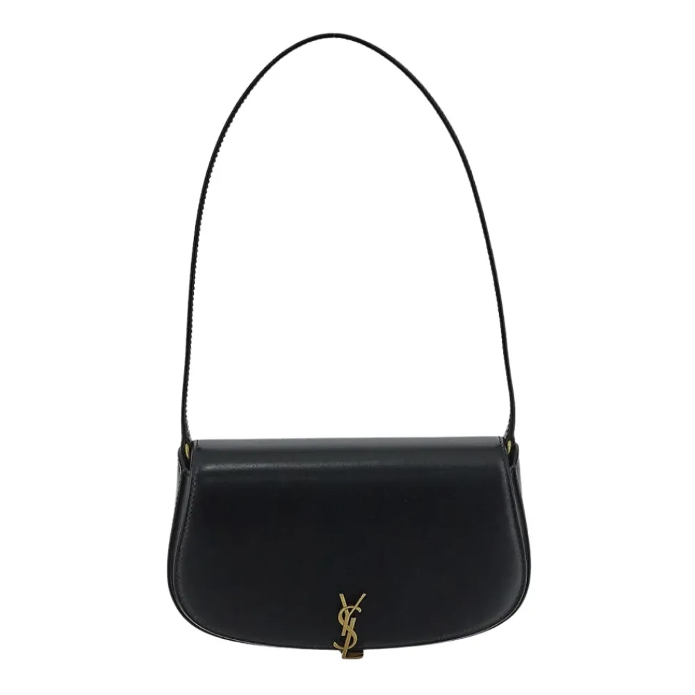DAMES Saint Laurent Schoudertassen^Mini Voltaire Leren Box Tas