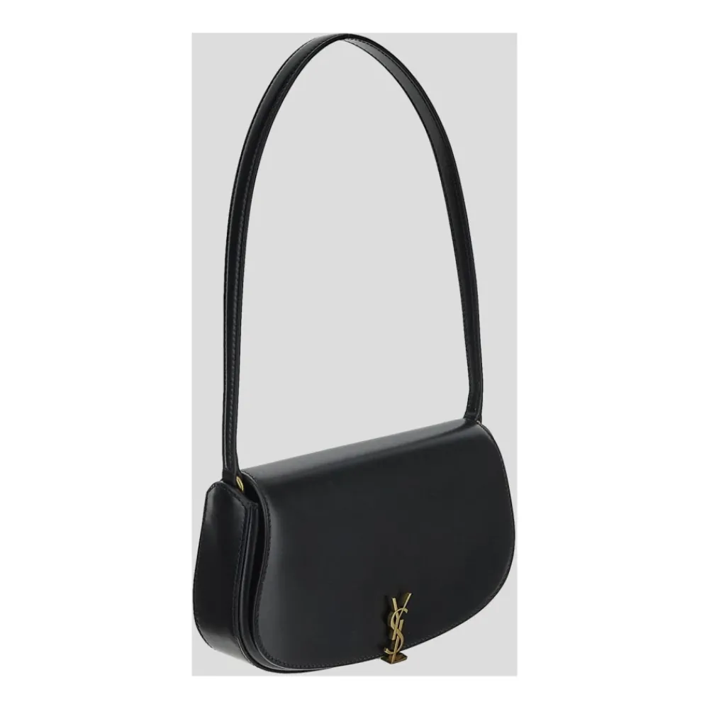 DAMES Saint Laurent Schoudertassen^Mini Voltaire Leren Box Tas