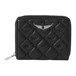 DAMES Zadig & Voltaire Mini ZV Quilted Monogram Portemonnee