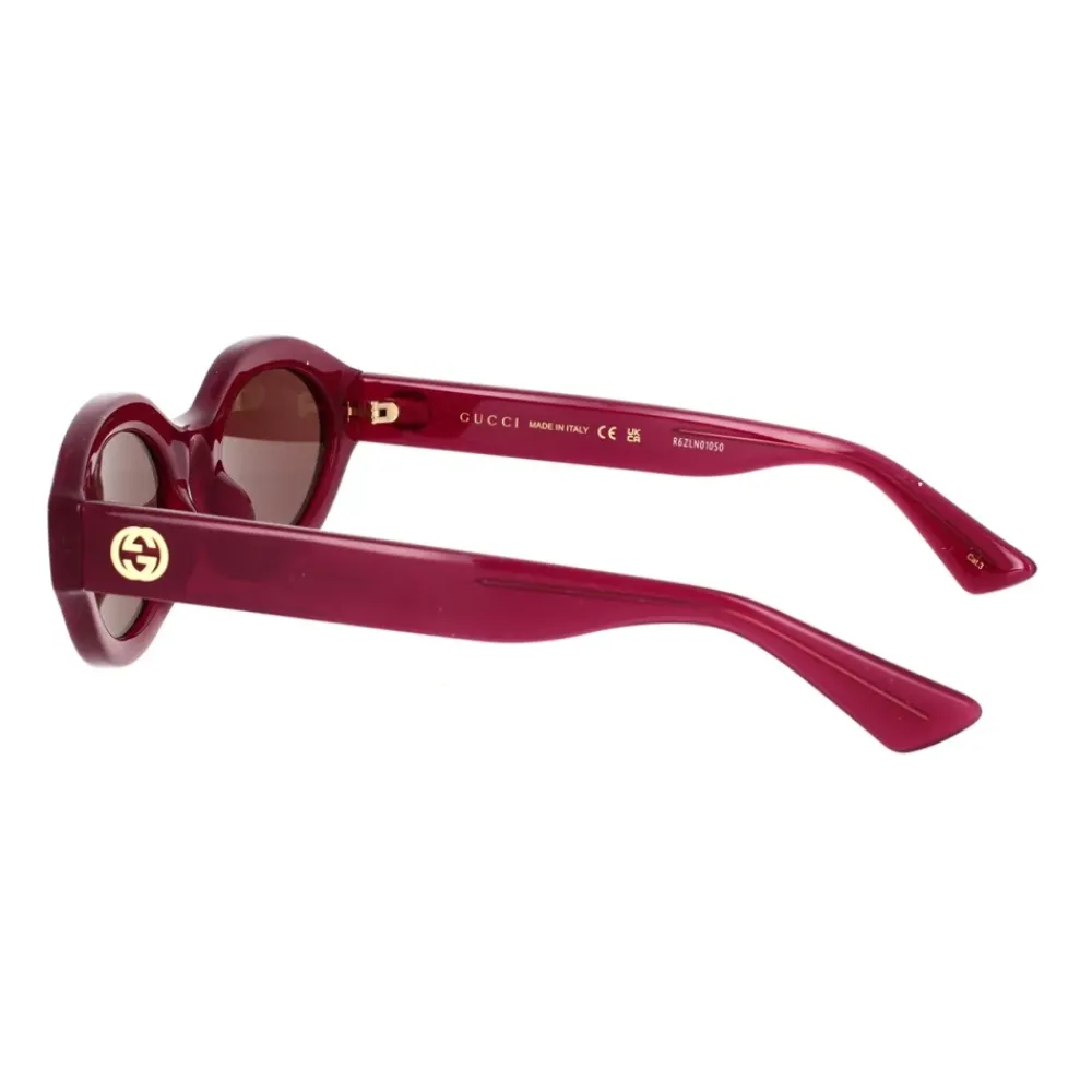 DAMES Gucci Minimal Oval Zonnebril