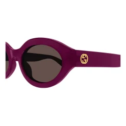 DAMES Gucci Minimal Oval Zonnebril