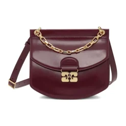 DAMES Ganni Handtassen^Minimalist Box Chain Necklace