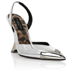 DAMES Philipp Plein Pumps^Mirror Leather Decollete Wedges