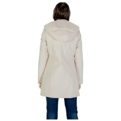 DAMES Peuterey Trenchcoats & Mantels^Moderne Dames Parka met Geïntegreerde Capuchon