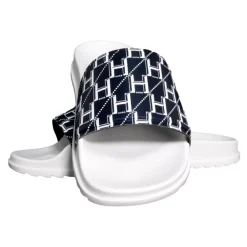 Heren Hugo Slippers^Moderne Open Achter Slides Wit