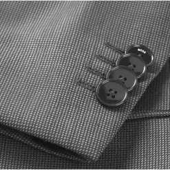 Heren Hugo Moderne Slim Fit Wol Double-Breasted Pak